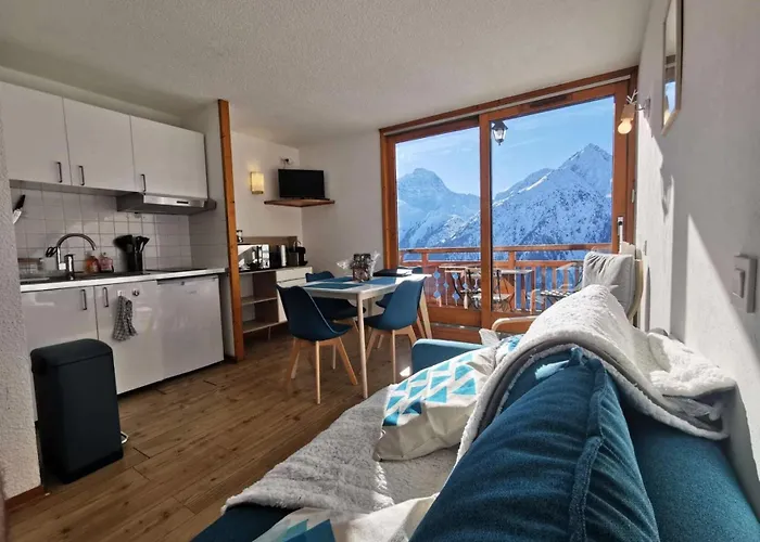 Soleil - Contemporain Avec Vue Spectaculaire Dans Un Secteur Calme Mae-5641 Lägenhet Les Deux Alpes